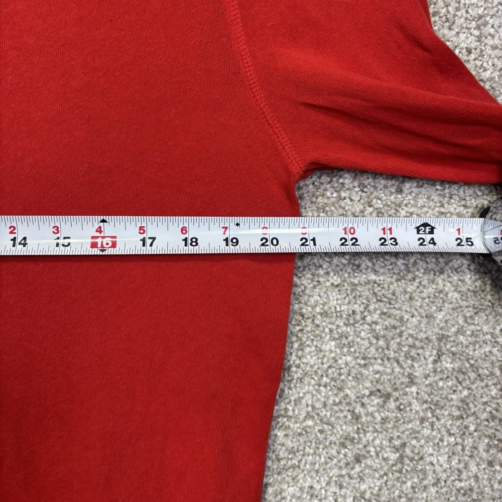 Jack Spade Shirt Mens Large Red Long Sleeve Henley Tee Cotton Jersey Casual - Picture 5 of 8